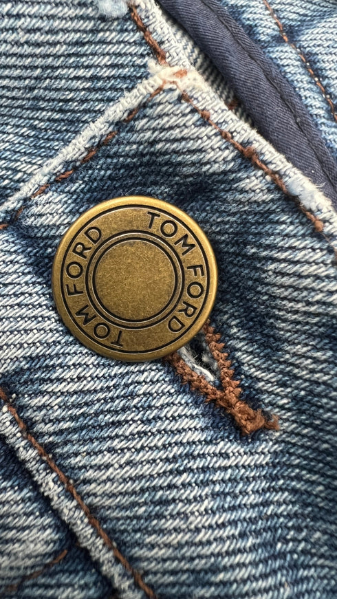 Shorts in jeans con cartellino