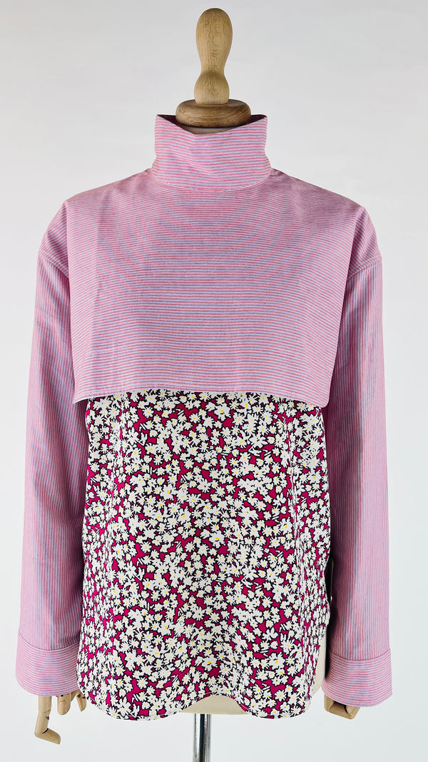 Camicia bavero a righe