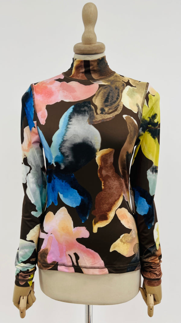 Longsleeve macro fiori