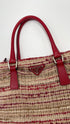 Tote bag tweed pelle