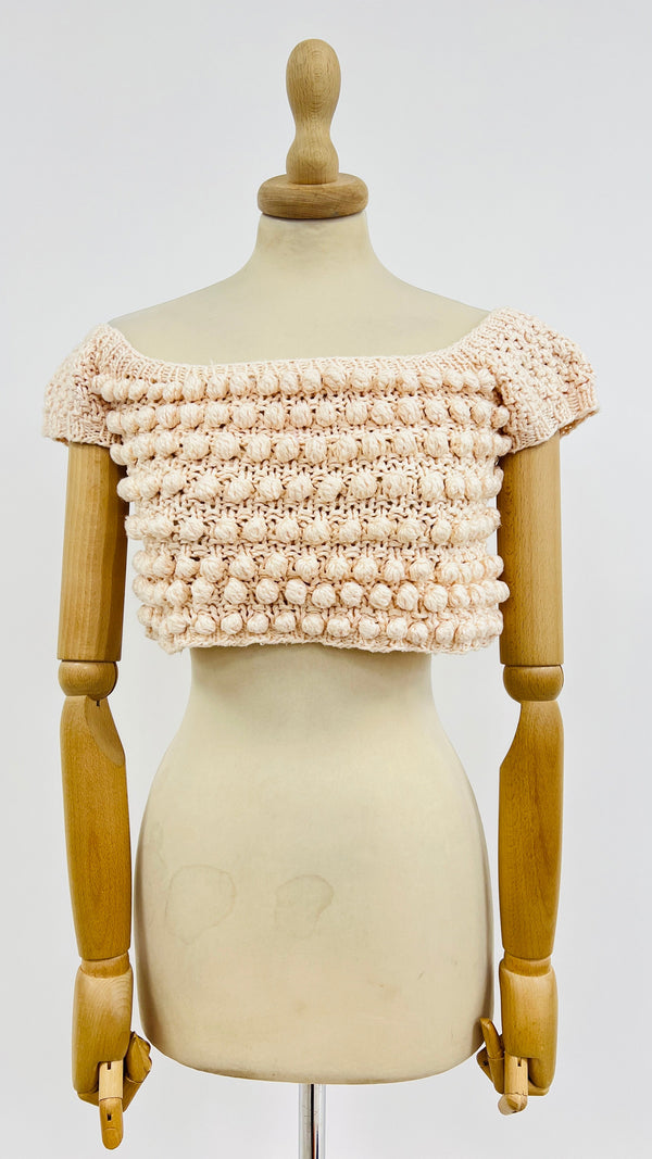 Top cropped maglia
