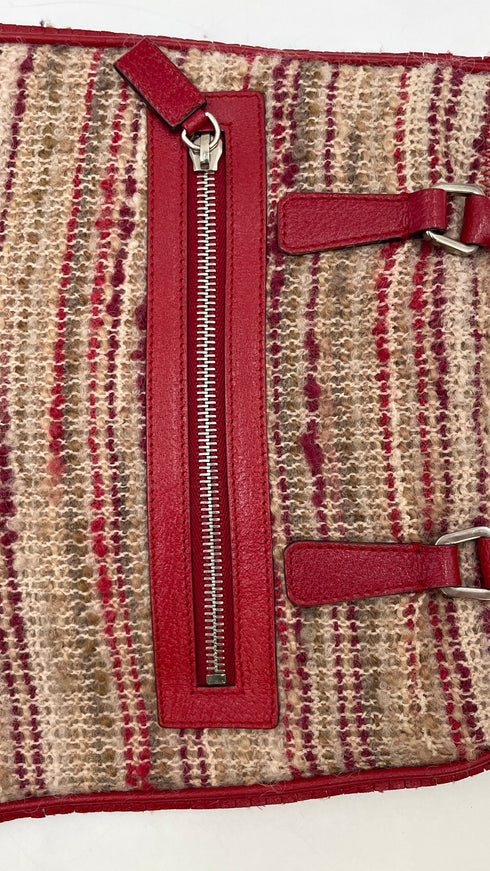 Tote bag tweed pelle