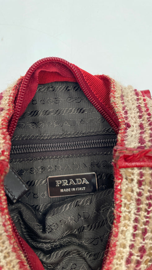 Tote bag tweed pelle