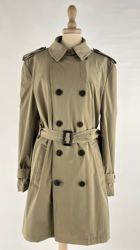 Trench doppiopetto beige