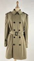 Trench doppiopetto beige