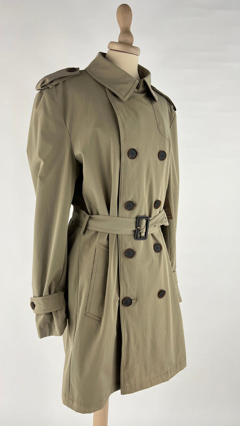 Trench doppiopetto beige