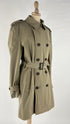 Trench doppiopetto beige