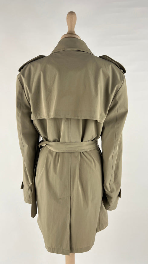 Trench doppiopetto beige