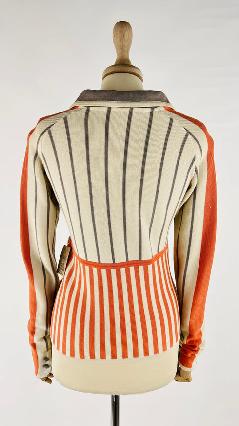 Blazer in maglia sfiancato