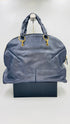 Borsa pelle metallizzata