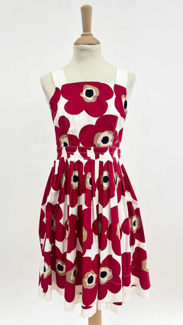 Abito midi vintage a fiori