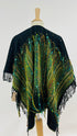 Poncho sfrangiato