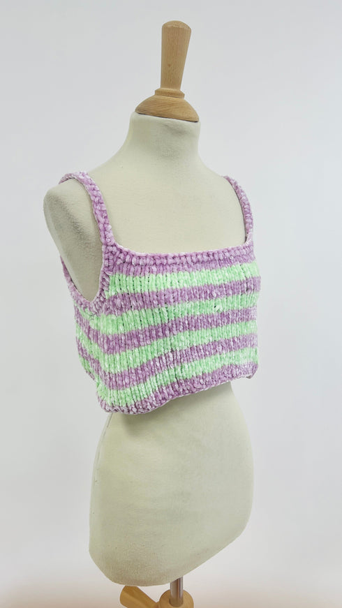 Top cropped crochet