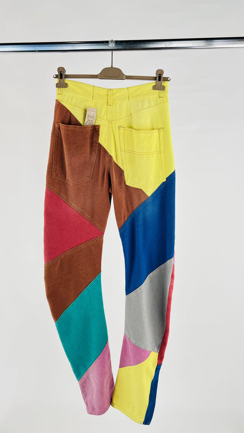 Pantaloni patchwork
