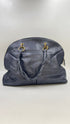 Borsa pelle metallizzata