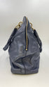 Borsa pelle metallizzata