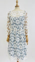 Abito midi pizzo