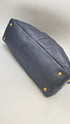 Borsa pelle metallizzata