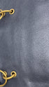 Borsa pelle metallizzata