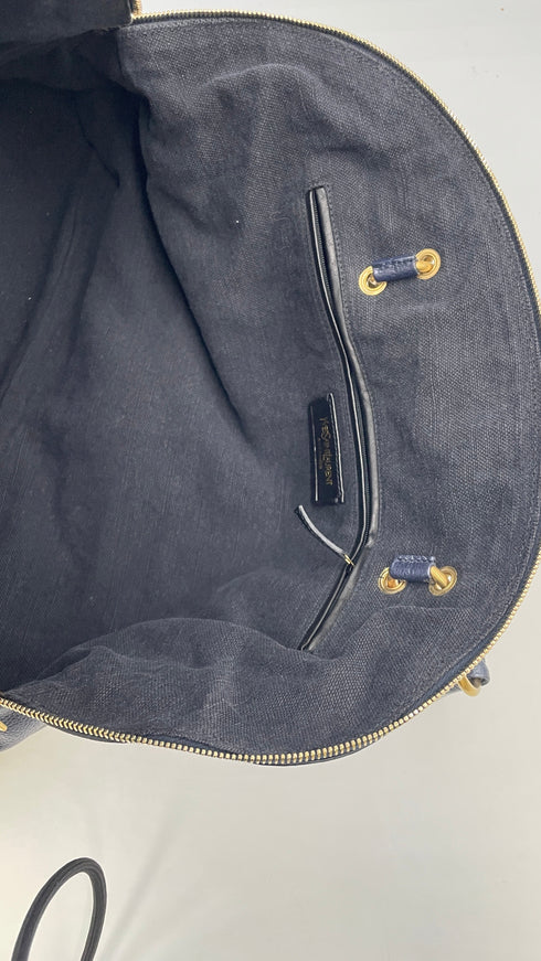 Borsa pelle metallizzata