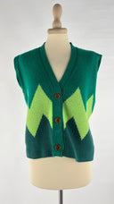 Gilet boxy zig-zag Jejia