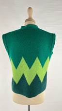 Gilet boxy zig-zag Jejia