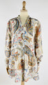 Maxi camicia paisley