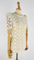 Top in pizzo bianco