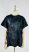 T-shirt nera stampata