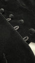 Gilet in velluto nero
