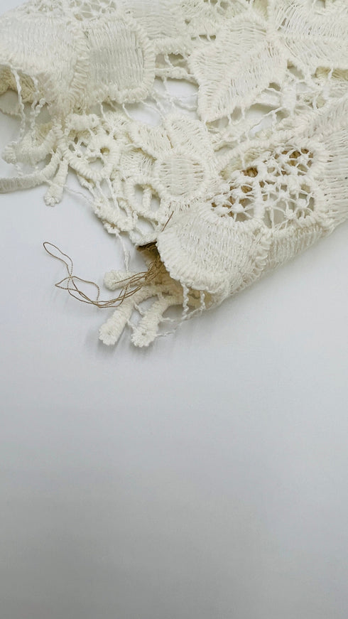 Abito midi pizzo