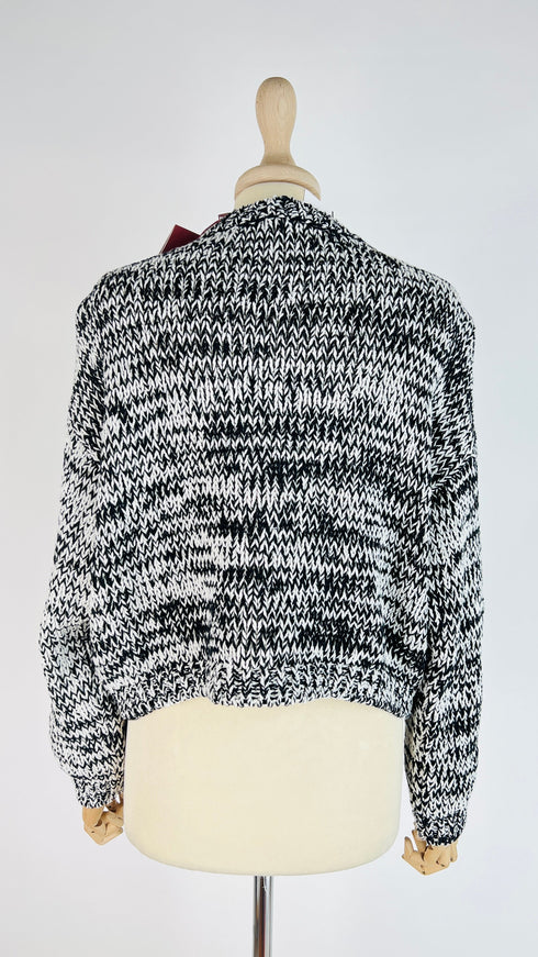 Maglione mélange con cartellino