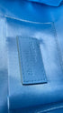 Pochette azzurra metallizzata
