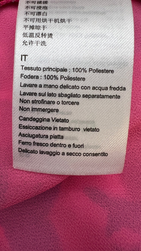 Blusa fiori drappeggiata
