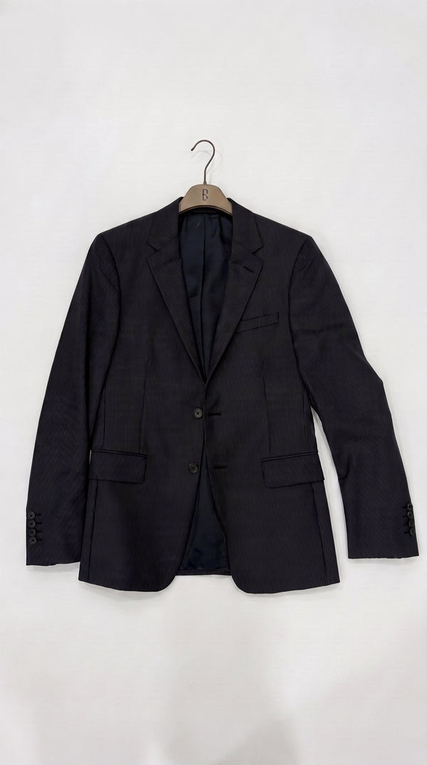 Blazer gessato monopetto