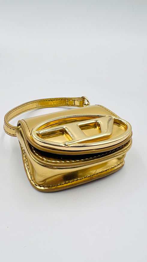 Mini pochette dorata