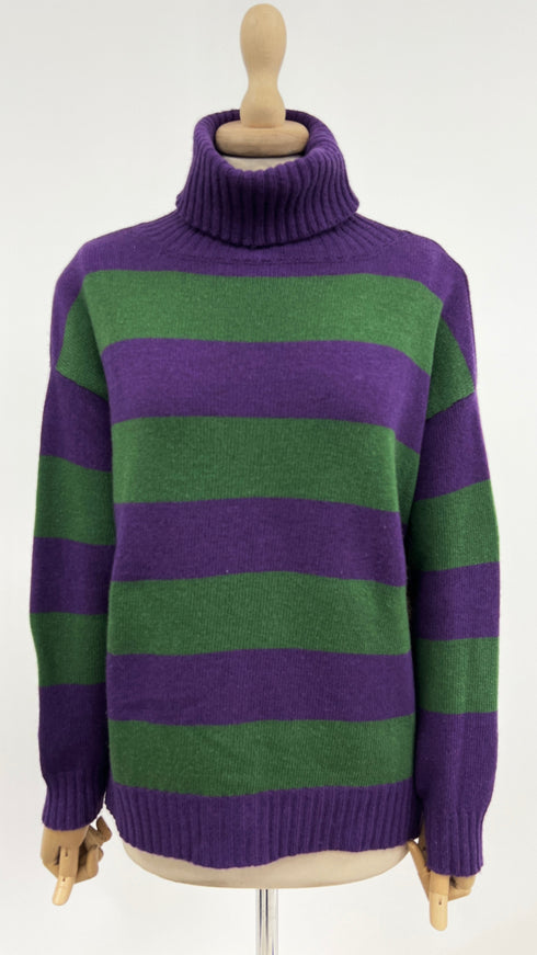 Collo alto righe