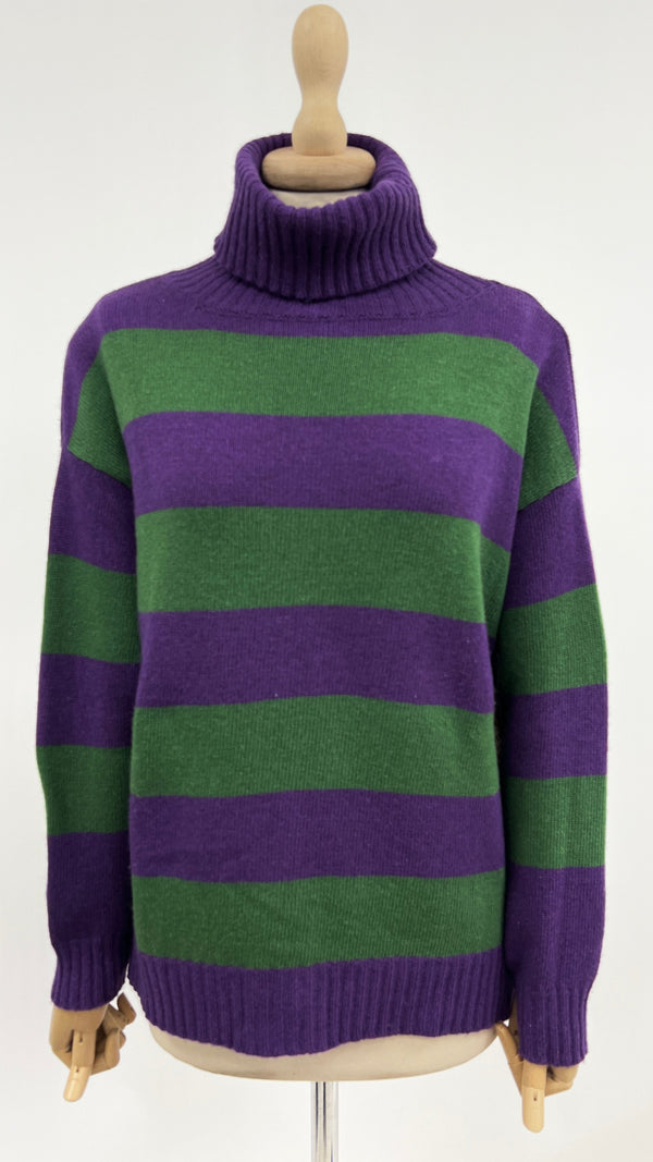 Collo alto righe