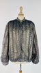 Bomber vintage goffrato cangiante