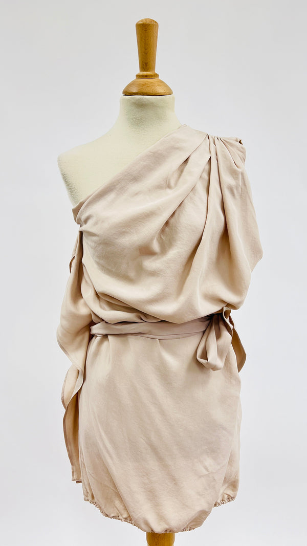 Abito corto monospalla