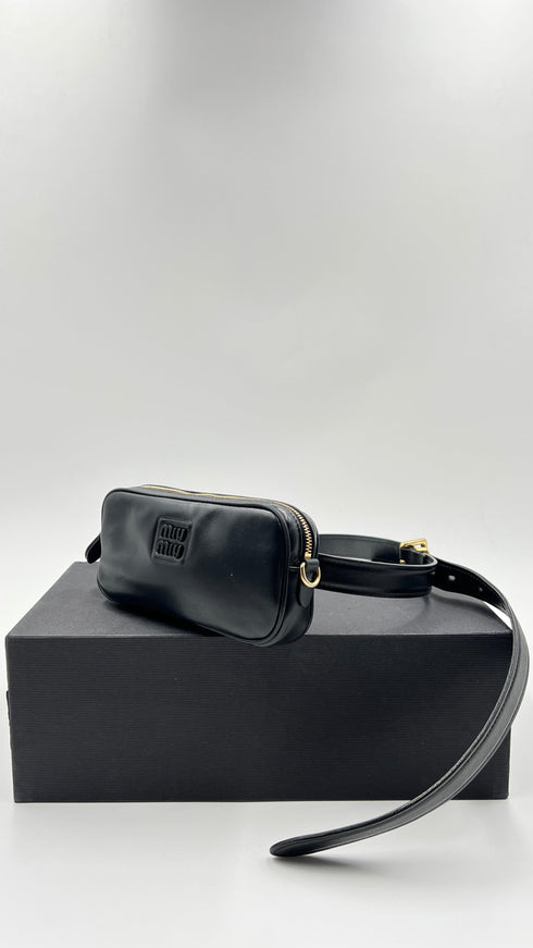 Mini clutch in pelle