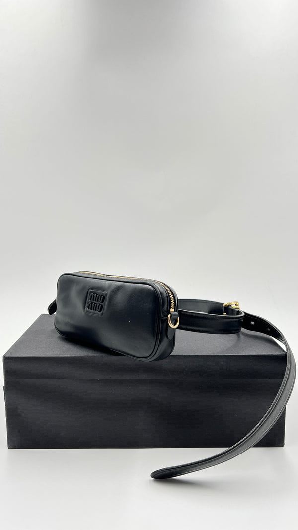 Mini clutch in pelle