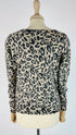 Maglia a V animalier