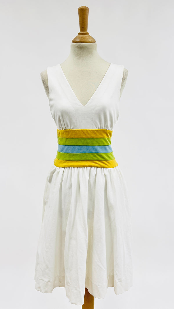 Abito corto scollo a V