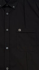 Camicia nera placca GG GUCCI