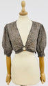 Top animalier con cartellino