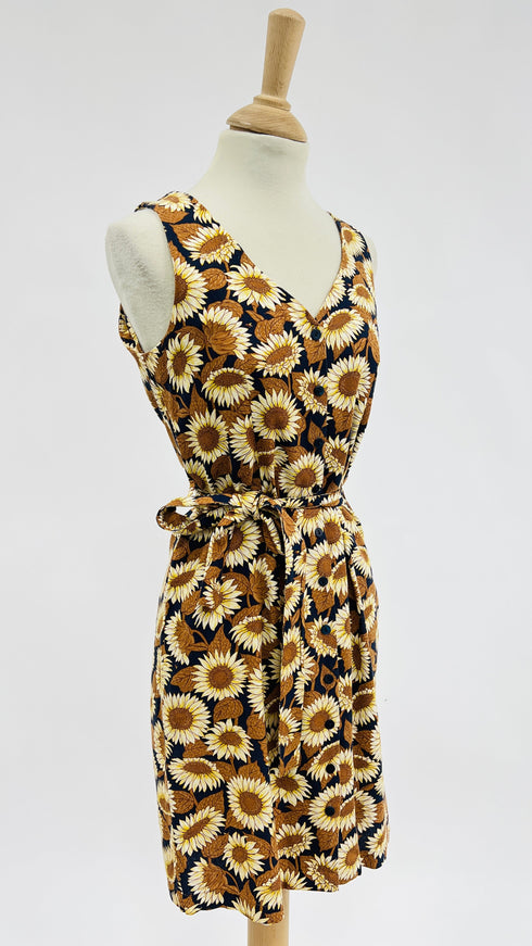 Mini Abito stampa a girasoli