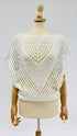 Top in maglia traforato