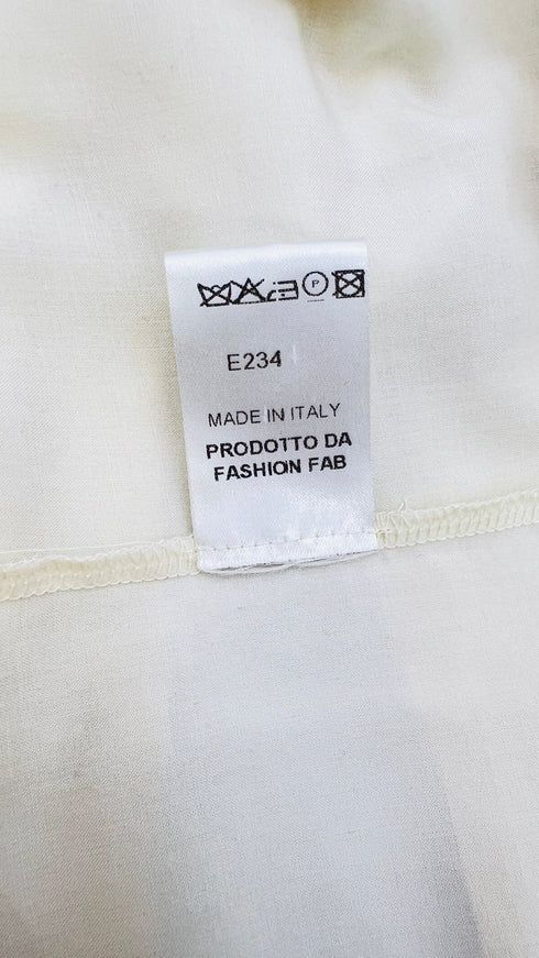 Camicia fiocco con cartellino