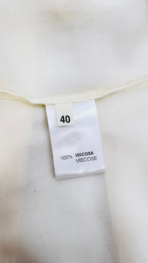 Camicia fiocco con cartellino